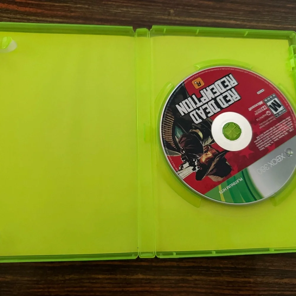 Microsoft Xbox 360 Green Video Game Case